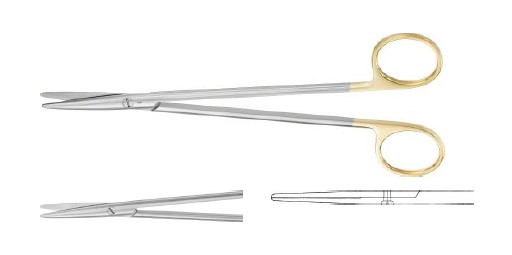 TC МЕТЦЕНБАУМ НОЖИЦІ ПРЯМ. 180MM